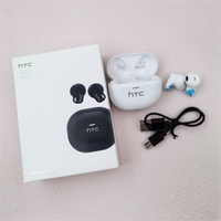 HTC NE16 Earphones Bluetooth V6.0 TWS Sports Wireless Headset with Mic Noise Reduction HD Call AI Translator Earbuds For Iphone