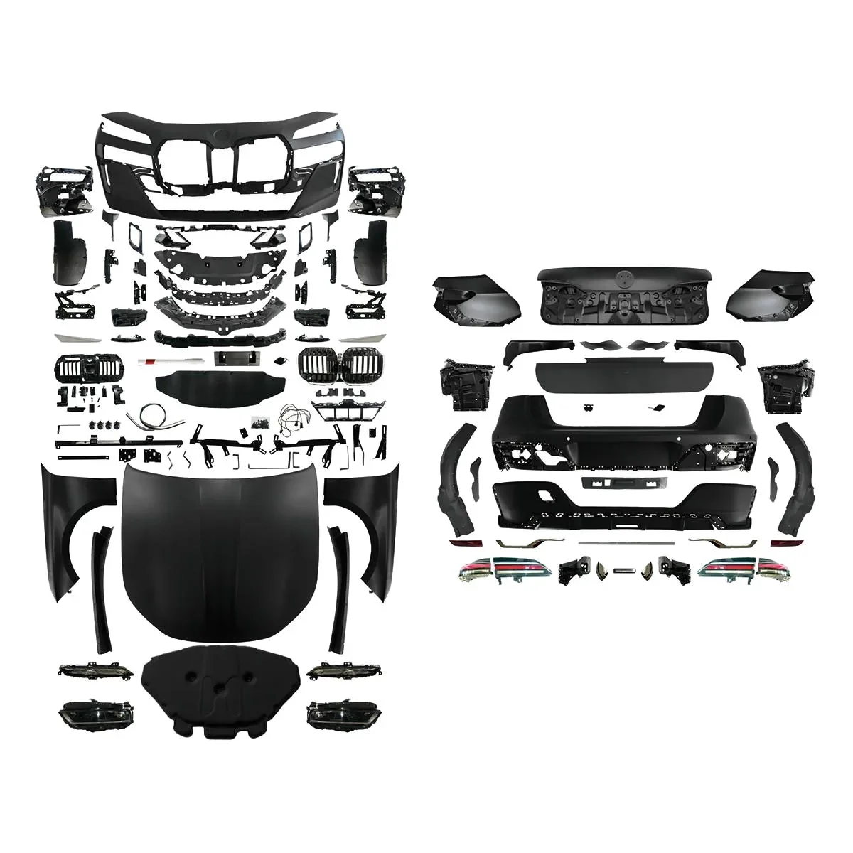 New Design Body Kit For BMW 7 Series G12 16-22 Upgrade To 2023 G70 Style Full Body Kit Parts System Exterior Accessories