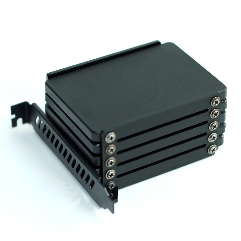 Desktop computer case PCI-bit SSD SSD expansion bracket 2.5-inch multi-hard disk expansion bracket