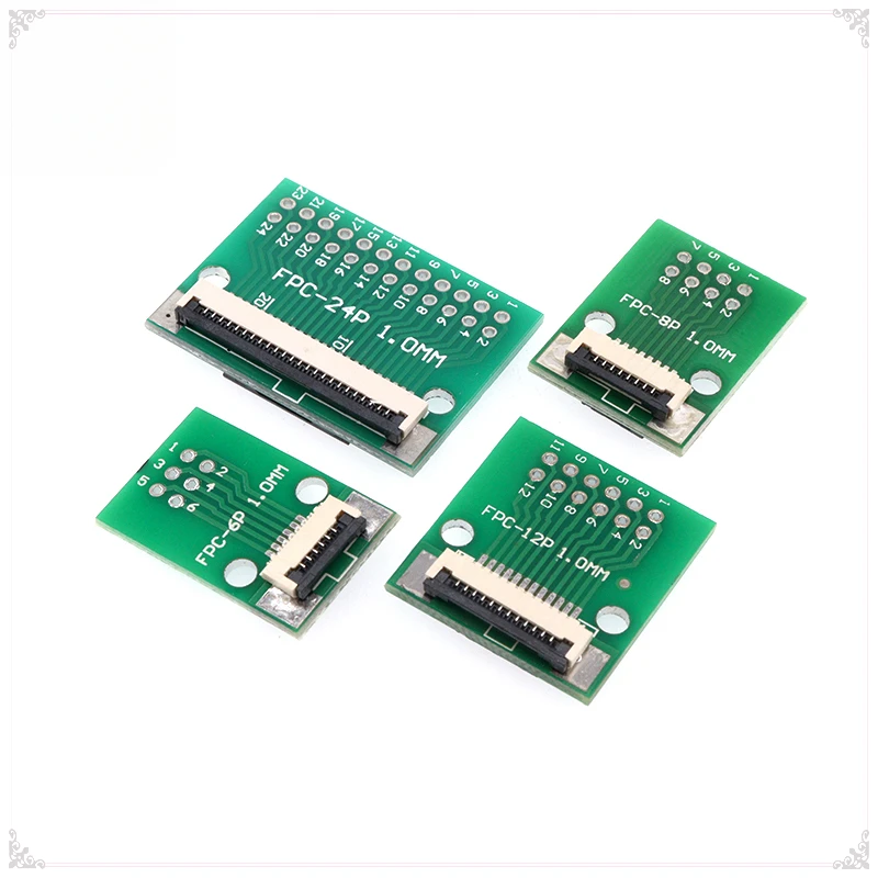 FPC/FFC Adapter Board 0.5/1.0MM to 2.54MM Soldered Connector 4/5/6/8/10/12/14/16/20/26/3040/45/50/60 Pin