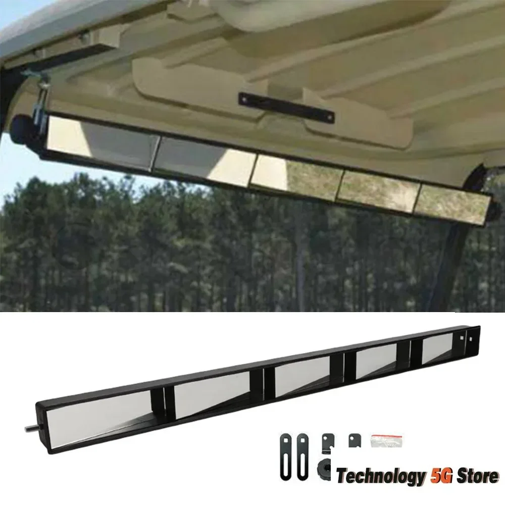 

Golf Cart Room Mirror Beveled Five Central Mirror 5 Separate Rectangular Plane Mirror Car Interior Central Rearview Mirrors