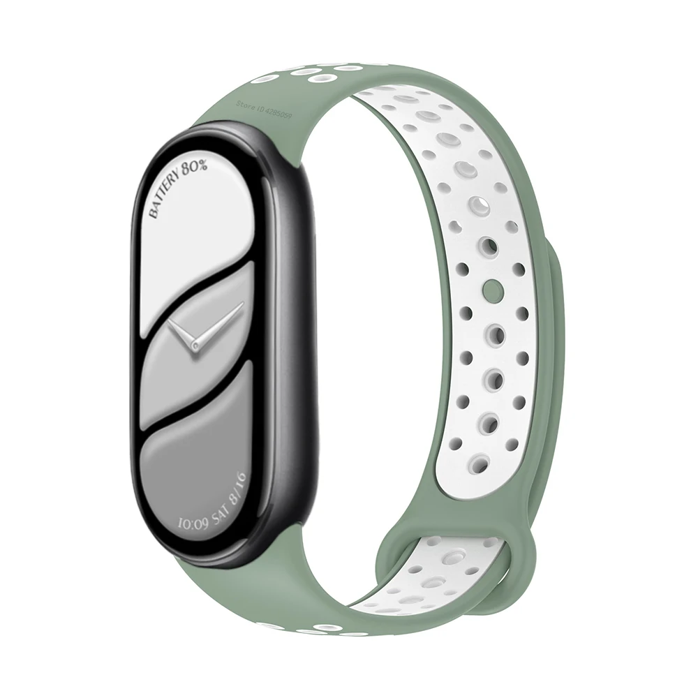 Silicone Strap for Xiaomi Mi Band 10 9 8 Strap NFC Sport Bracelet Wristband Pulseira Correa Xiaomi Smart Band 10 9 8 Accessories