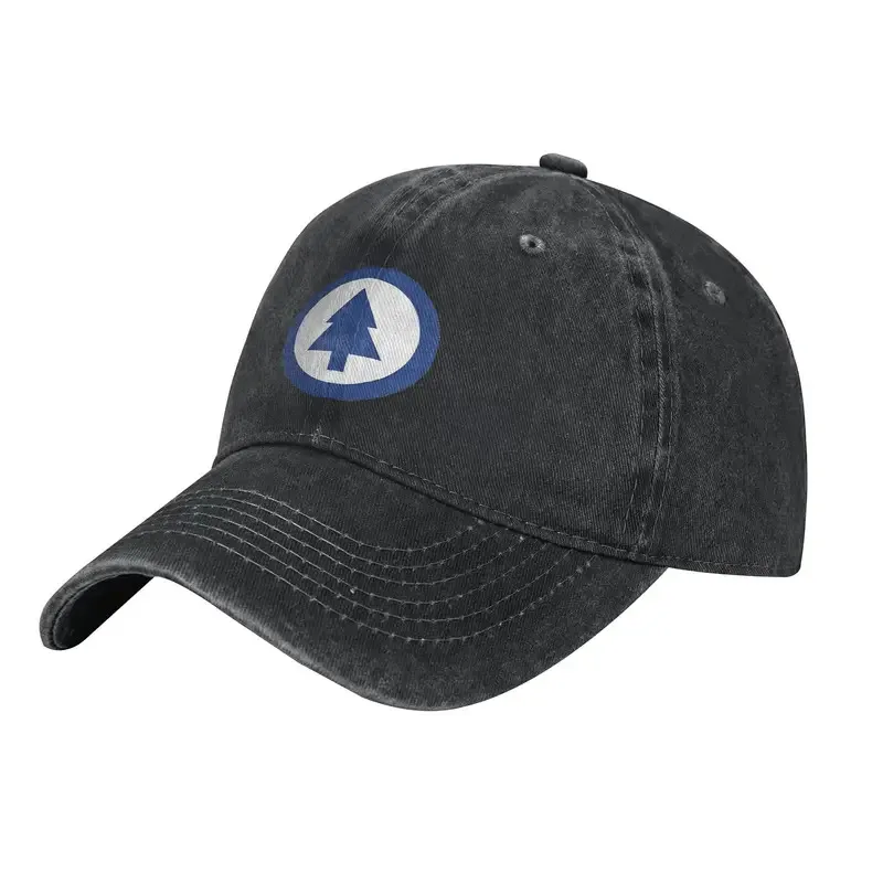 Pine Tree Graphic Vintage Distressed Baseball Cap for Men Women Outdoor Summer Casual Hat