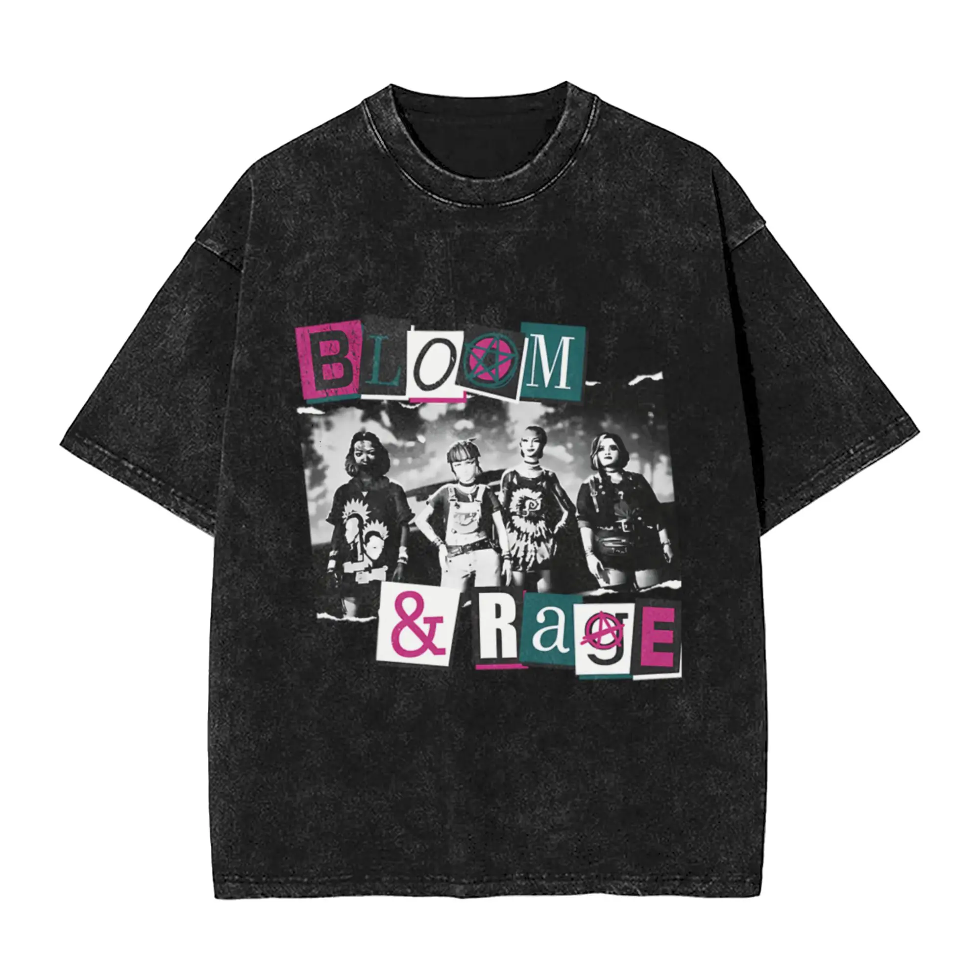 Bloom Rage Here And Unhere Tour Shirt Lost Records Bloom Rage Unique Cool A Vintage Oversized Cotton T-Shirts