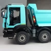 8x8 RC 트럭 1/14 스케일 유압 RC 덤프 트럭 금속 시뮬레이션 엔지니어링 RC 자동차 모델 빛과 사운드 시스템 모델 장난감 5