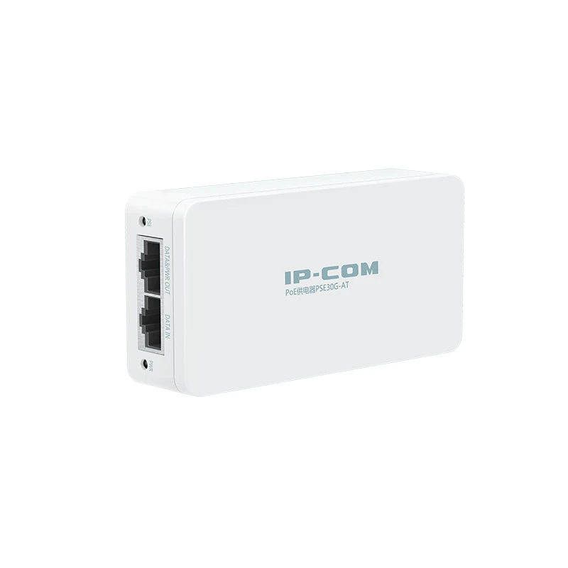 IP-COM PSE30G-AT 1000mbps poe injector 48v0.5a saída para cctv ip câmera fonte de alimentação adaptador poe