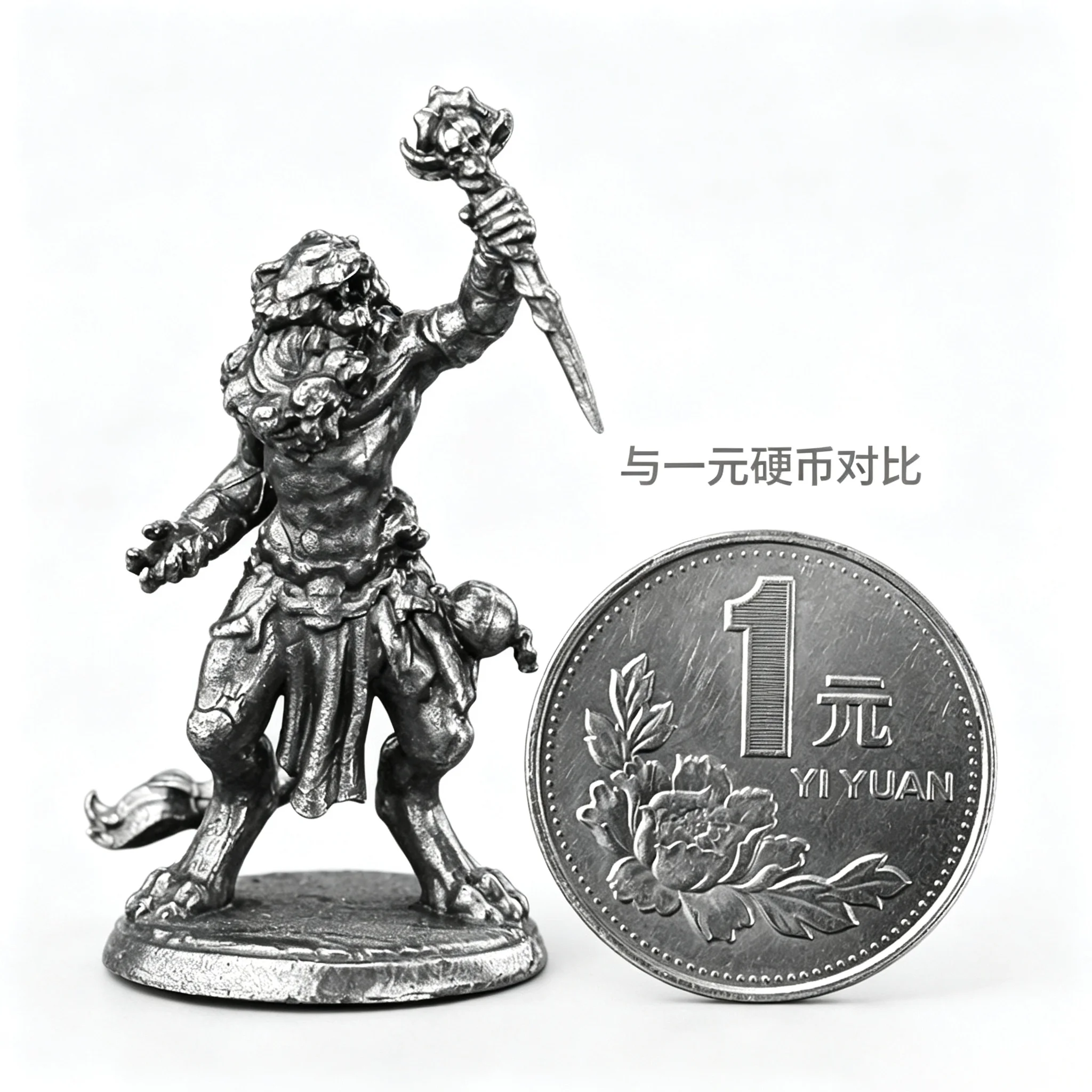 Metal Ancient Hundred Wars Lions Soldiers Action Figures Collectible Model Miniature Ornament Board Game Pieces Tabletop Gift