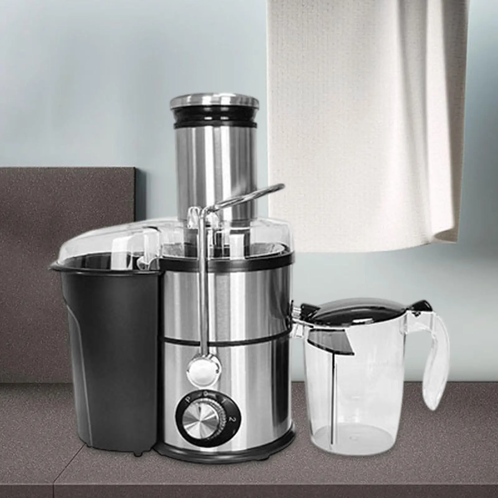 

Large Juicer Compact Portable Wide Mouth Automatic Multifunctional Electric Juicer Machine 4 in 1 for Home Travel School Office
