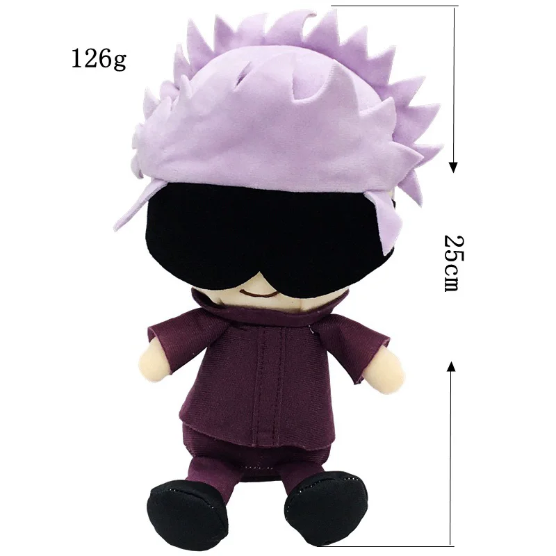 Jujutsu Line Push Satoru Gegenseitige Hilfe Fushiguro Megumi Kojo Yuji Inumaki Thorn Anime Figur Shiied Cute Doll Kindergeschenk und Y – Detail 6