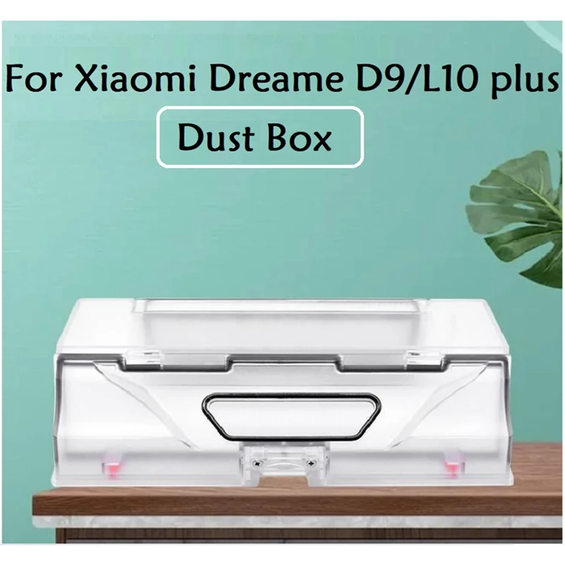 

A24F-For Xiaomi Dreame D9 / L10 Plus Robot Vacuum Cleaner Dust Box Accessories Dust Bin Box Container Trash Box