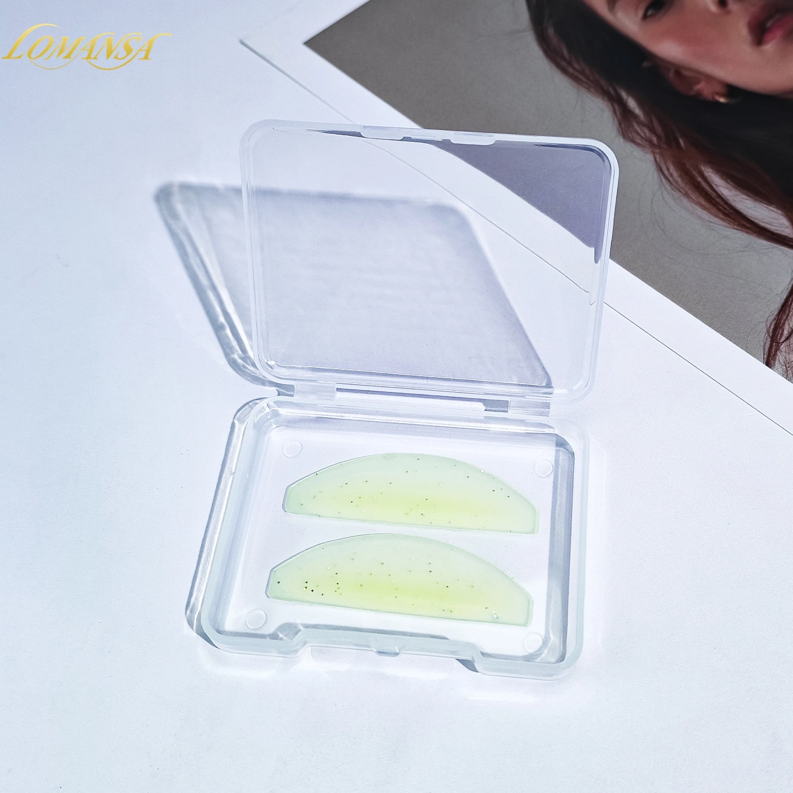 Lomansa 2 Stück Koreanische Wimpernlifting-Pads Flache Silikon-Pads für Dauerwellen-Lotion Nr. 1 Wimpern-Weichmacher-Pads Make-up-Tool – Detail 13