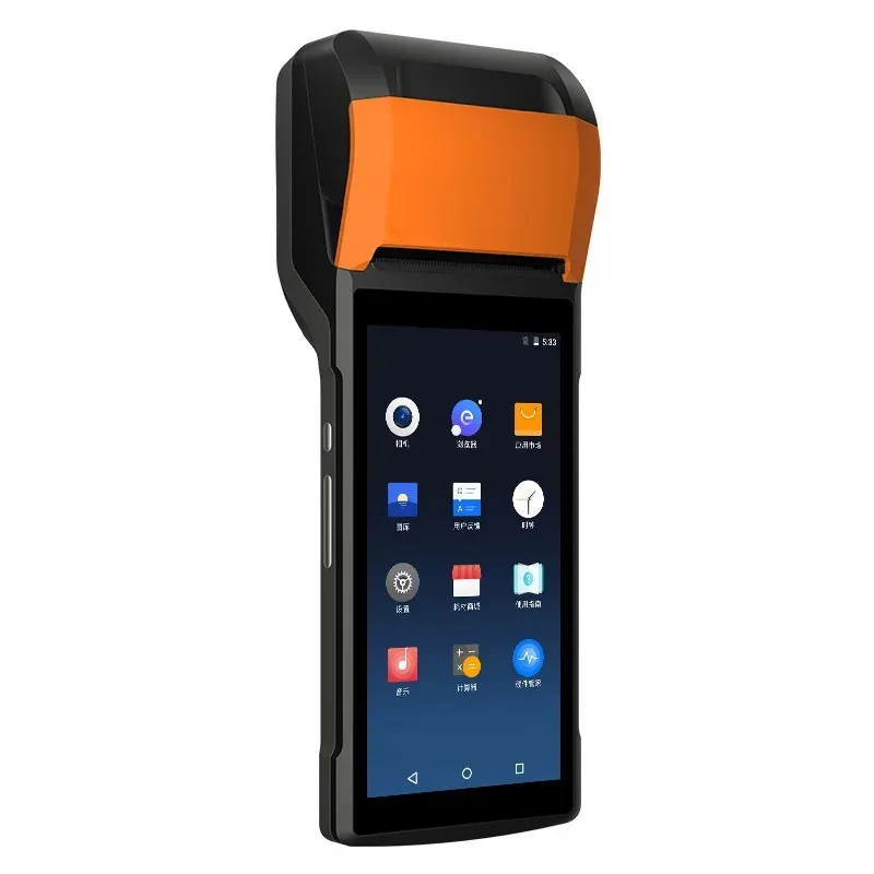 V2/V2S Android7.1 Handheld POS Terminal Printer PDA Scanner 5.45 HD Support 4G WiFi Bluetooth 2GB+16GB Mobile Payment Terminal
