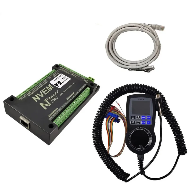 NVEM Mach3 Cnc Controller 3/4/5/6 Axis Controller System Cnc Engraving Machine Kit 6 Digital Display Electronic Handwheel