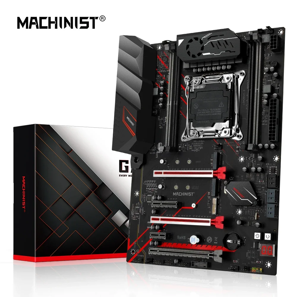 Imagem -02 - Machinist-conjunto de Placas-mãe Mr9a Pro Max X99 Lga 20113 Kit Xeon e5 2695 v3 Cpu Ddr4 32gb Ram Memória 2400mhz Nvme M.2 Quatro Canais