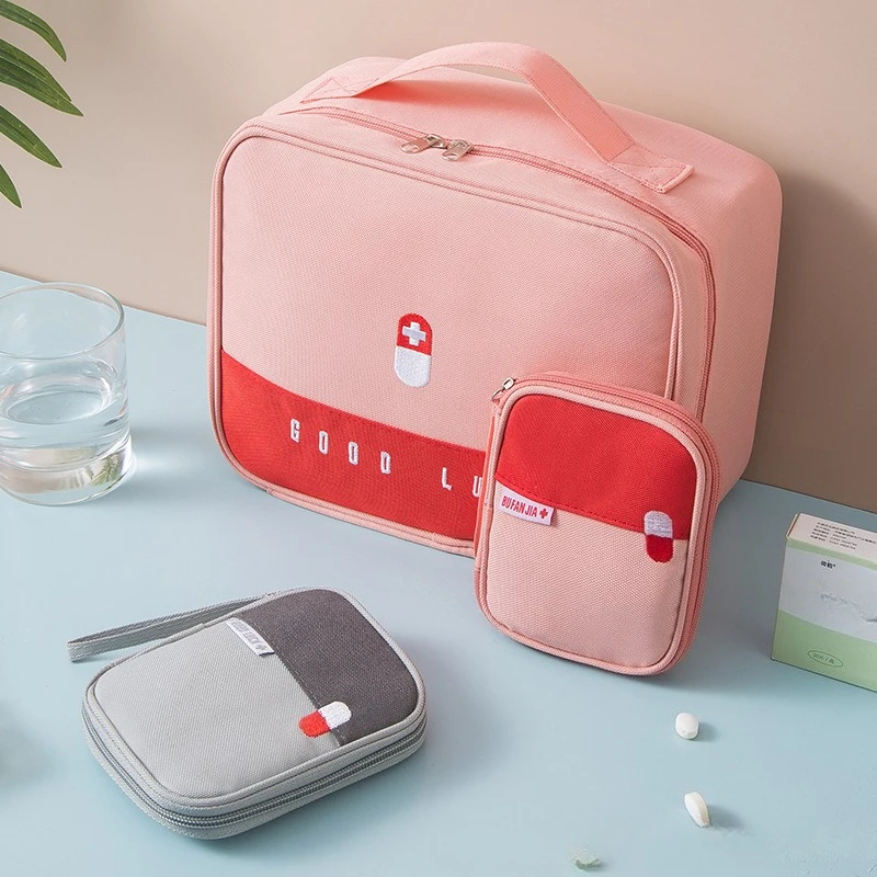 

Portable First Aid Kit Bags Medicine Medical Large Storage Bag Pouch Camping Emergency Home Outdoor Travel Handle Bag Organizer