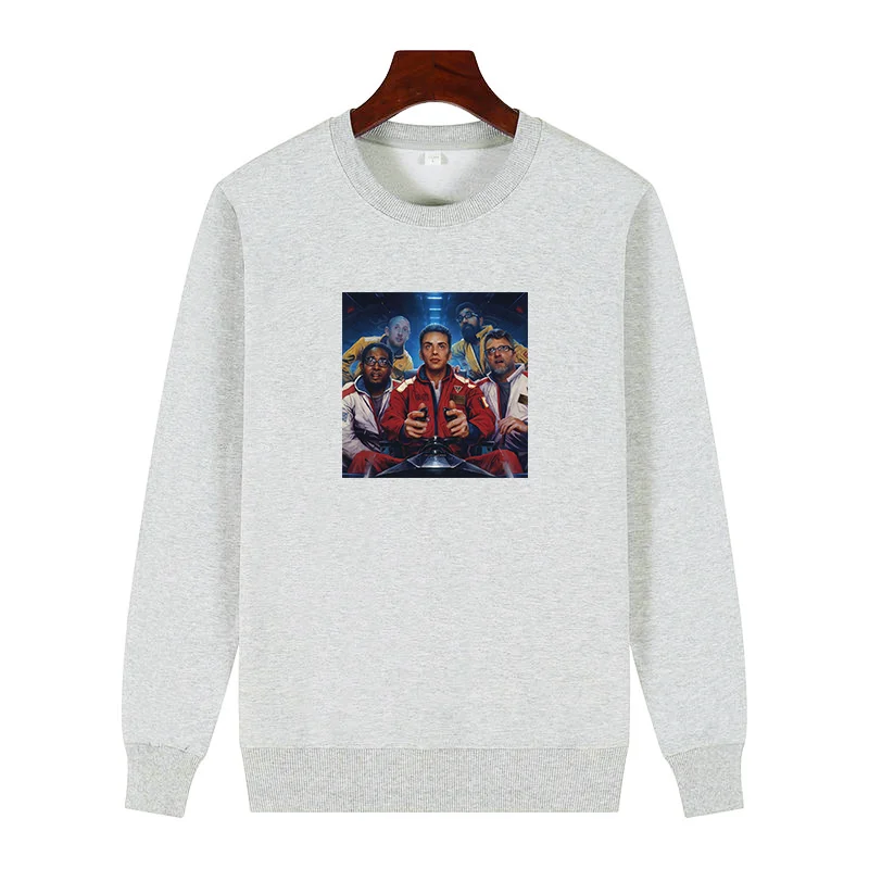 Logic The Incredible True Story Album Art Fashion Classic Graphic Sweatshirts Round Neck And Velvet Hoodie Thick Sweater Hoodie