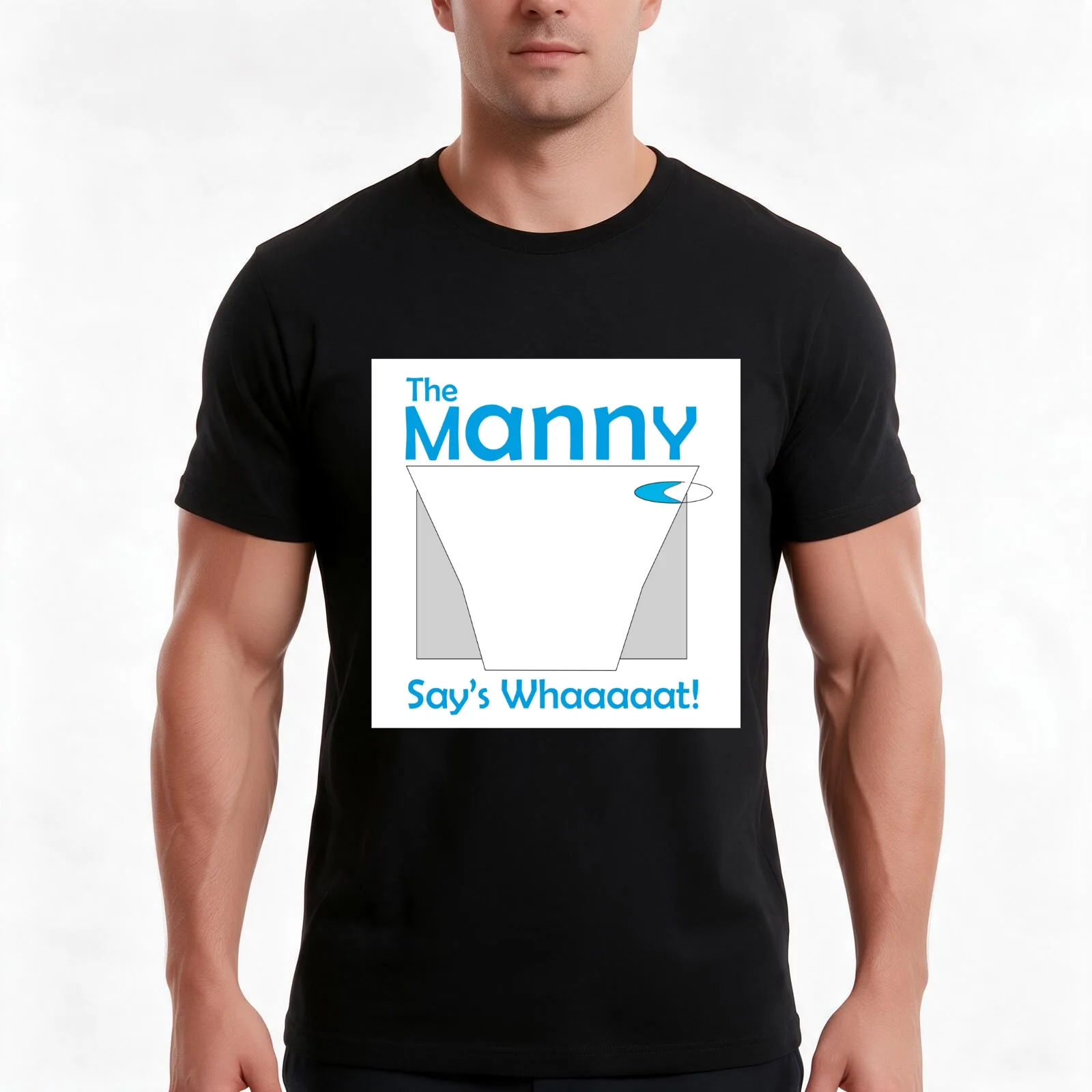 THIS IS US The Manny Say's Whaaat! design Kevin Pearson T-Shirt Summer Casual Cotton Tee Oversized Streetwear Tops