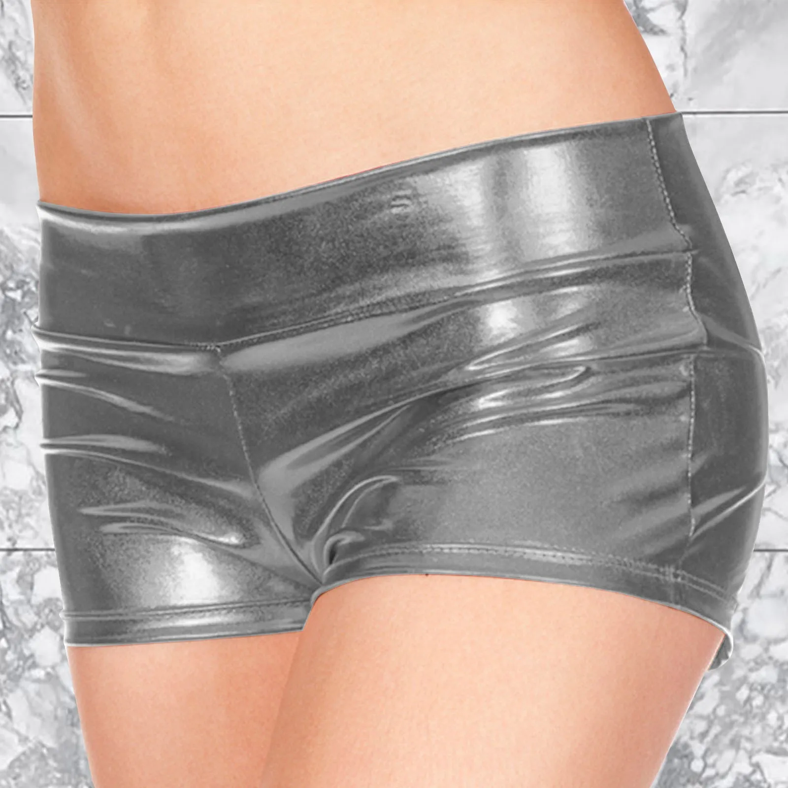 Экзотические шорты для ночного клуба, шорты для женщин, одежда, эластичные, с высокой талией, стрейч, пуш-ап, однотонные сексуальные узкие брюки, спортивные