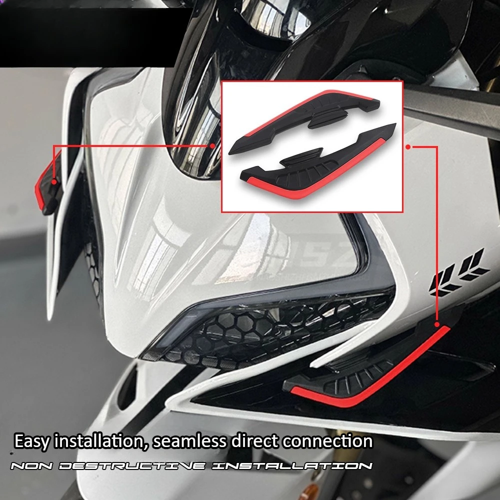 PER CFMOTO 450sr Modificato Racing Spoiler Decorazione Adesivo Spoiler Adesivo Per Auto Accessori di Modifica Ala Carenatura Fissa