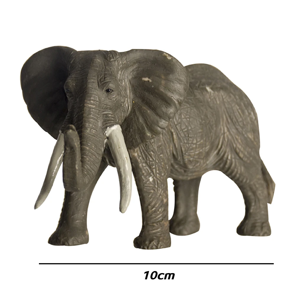 مجموعة ألعاب حيوانات محاكاة صلبة هدية تزيين نماذج حيوانات صغيرة للأطفال