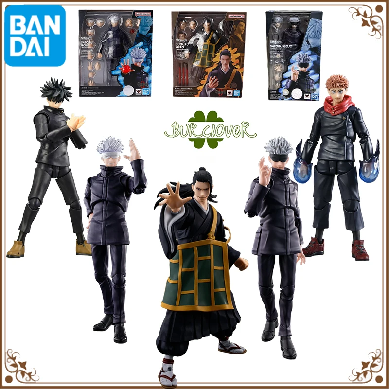 

Bandai Original SHF JUJUTSU KAISEN Anime Figure SATORU GOJO YUJI ITADORI SUGURU GETO Action Figure Toys For Boys Girls