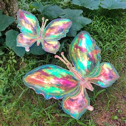 Dazzle Transparent Butterfly Balloon 3D Explosive Star Clear Inflatable Helium Globos Gradient Laser Daisy Wedding Birthday Deco