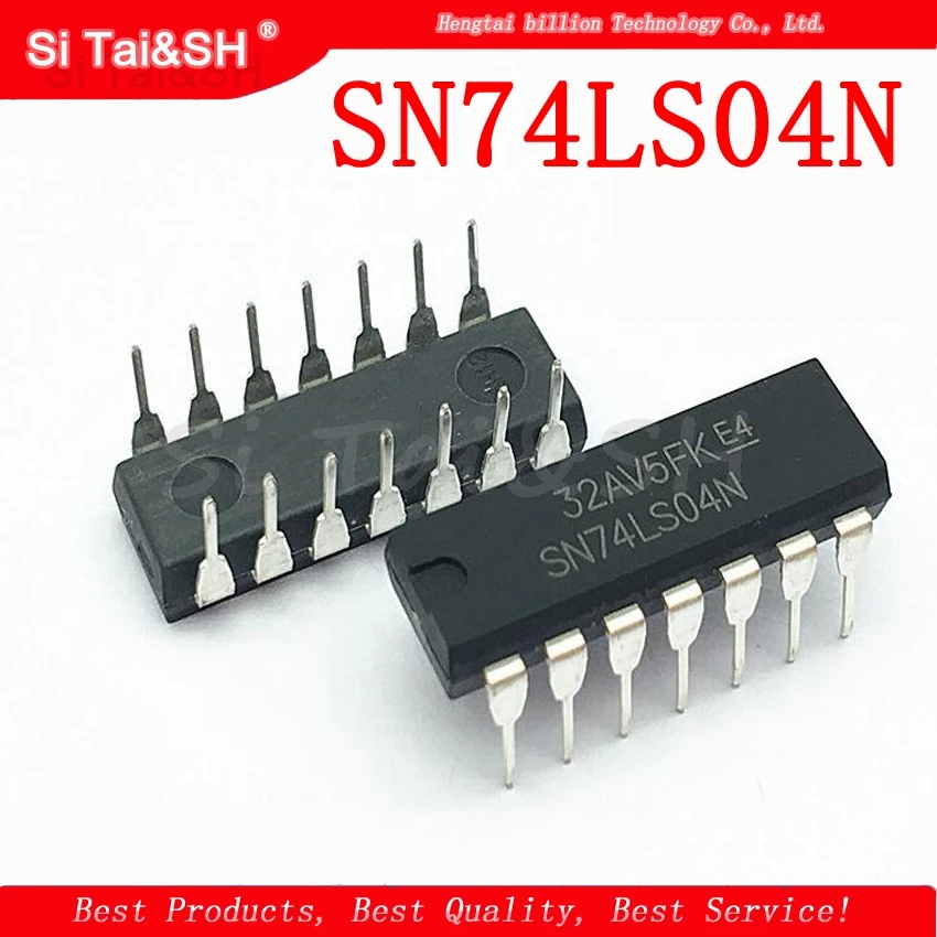 10PCS SN74LS04N   SN74LS04 74LS04N 74LS04   HD74LS04P