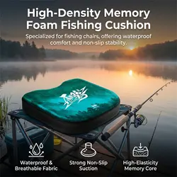 Cojín antideslizante para silla de pesca – Impermeable y alta elasticidad