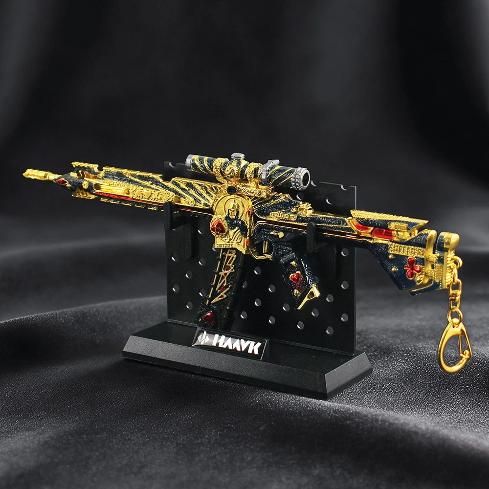 델타 포스 K416 운명의 에이스 게임 주변기기 장난감 총 모델 분리형 무기 복제품 수집용 데스크탑 장식품 소년을 위한 선물