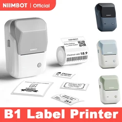 Niimbot B1 Label Printer Pocket Mini Thermal Self-Adhesive Sticker Printer Mobile Portable Tag Price Anti-Oil Label Paper Maker