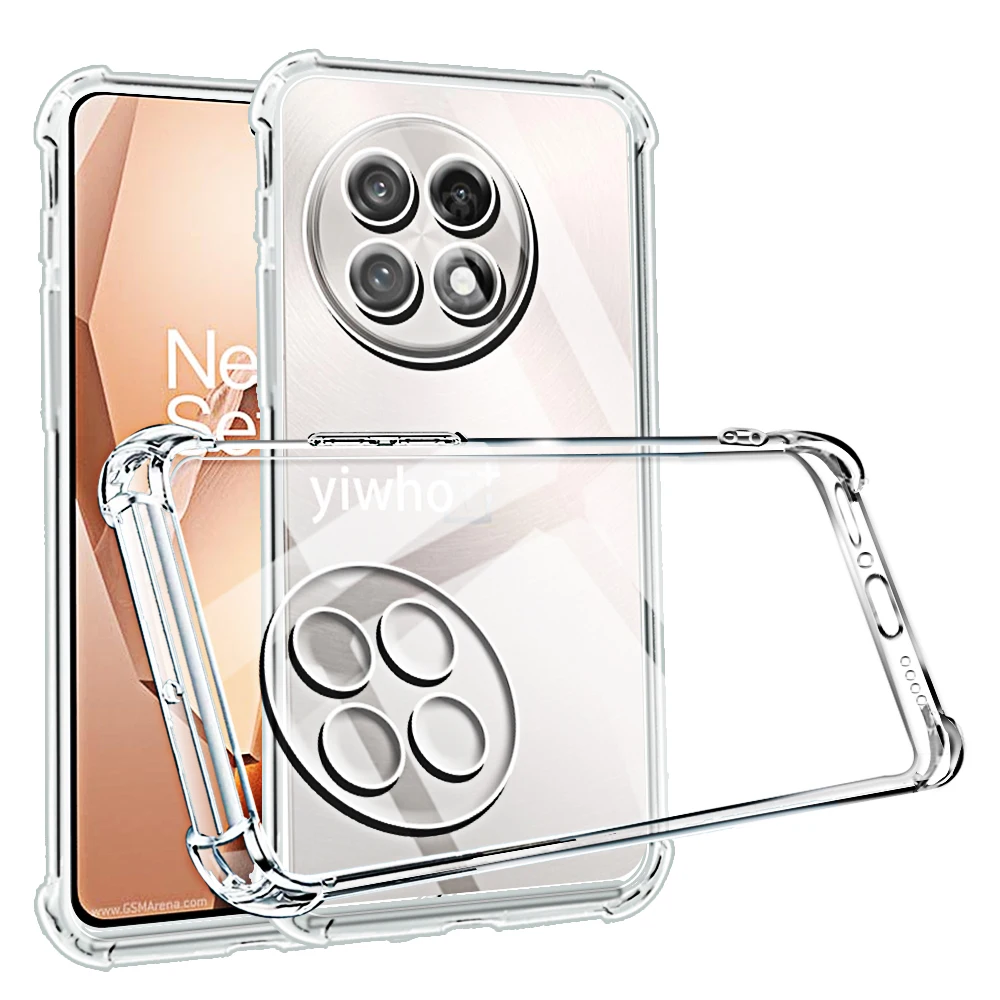 Shockproof Phone Case for Oneplus 13r 12r 12 13 11r 10r R Transparent Clear Silicone Bumper Soft TPU One Plus 13RBack Cover