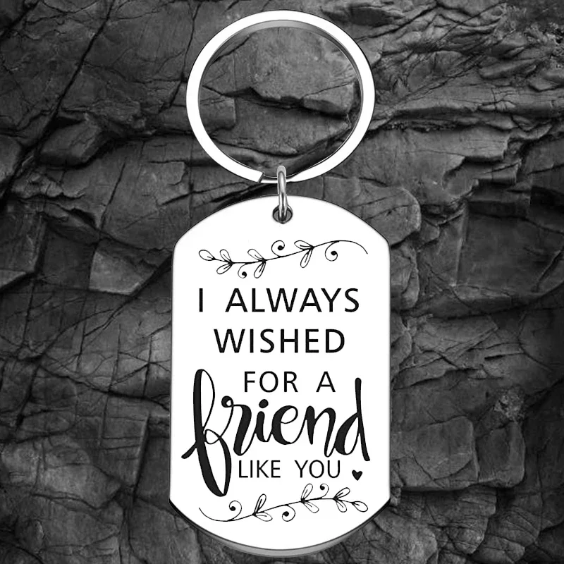 Friend Gifts Keychain Best Friend Key Rings Friendship Sister Gift Going Away Gift