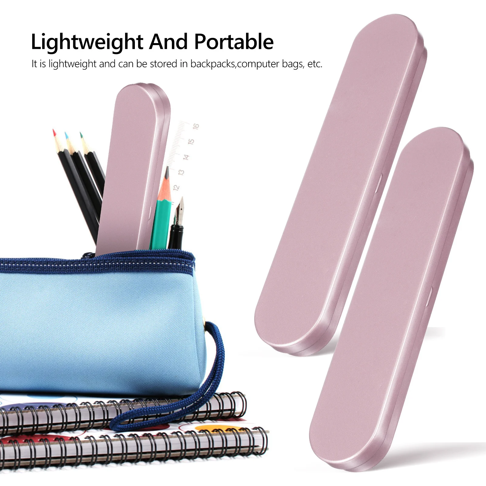 

4pcs Metal Liner Storage Box For Gift Box Gold Stylus Case Ballpoint Pen Holder Jewelry Pen Gift Boxes Container