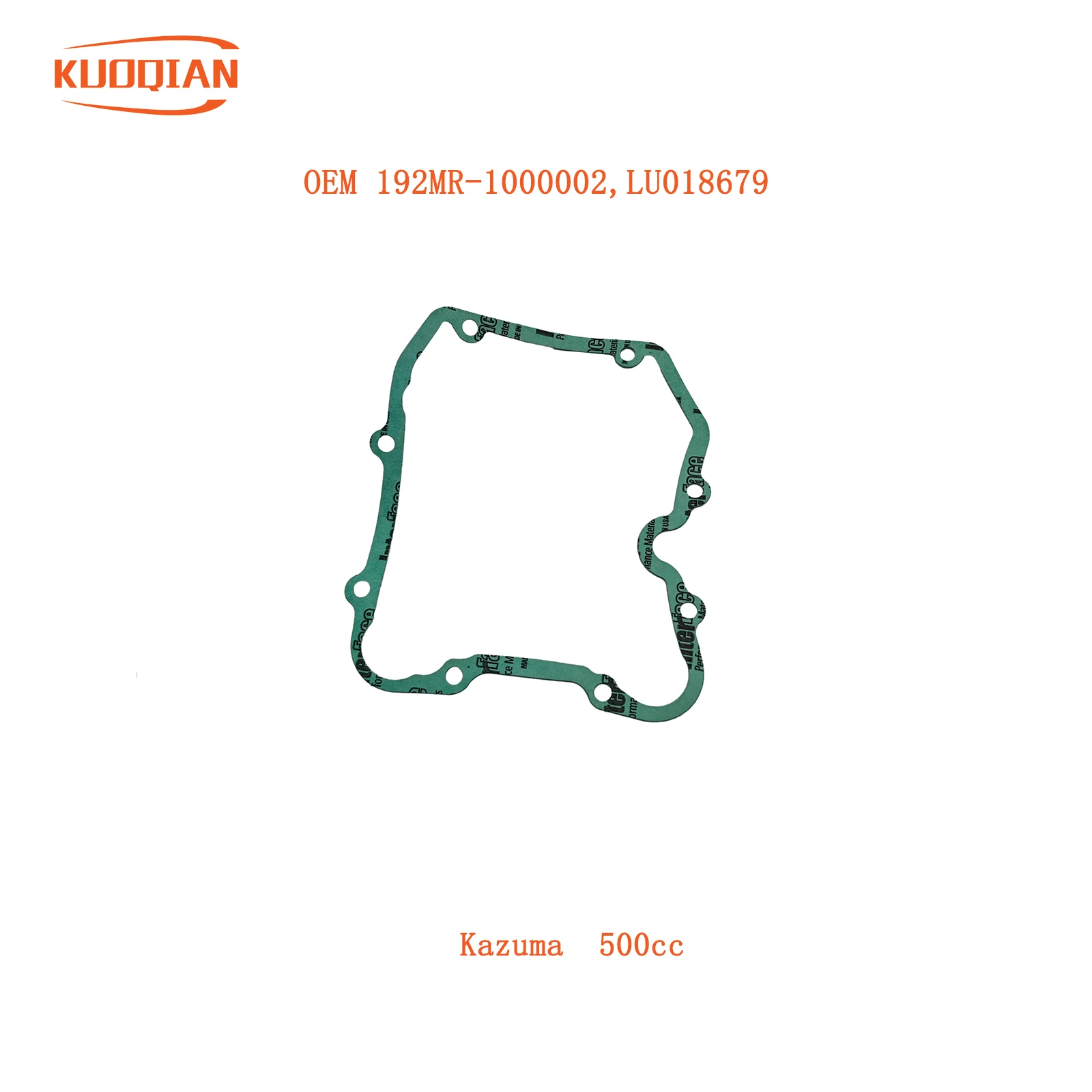 

Запчасти для квадроциклов KAZUMA kzm 500cc, защитная прокладка головки блока цилиндров 192MR-1000002, детали и аксессуары для багги, квадроциклов/utv