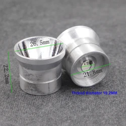 Alüminyum SMO OP reflektör fincan 26.5mm için 6P 9P 501B 502B M5 M6 XM-L HI V3 V2 V5 V6 XML2 L3 XHP50 el feneri Torch DIY bölüm