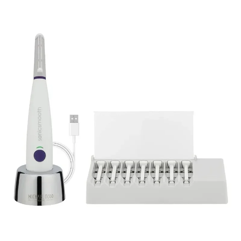 

QWMichael Todd Beauty - Sonicsmooth – SONIC Technology Dermaplaning Tool - 2 in 1 Women’s Facial Exfoliation