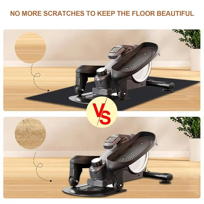 Simple Under Desk Elliptical Exercise Machine Accessories Non Slip Mat Compact Quiet Ellipse Leg Exerciser Home Exercise Supply