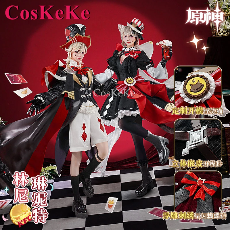 

CosKeKe Lyney/Lynette Cosplay Game Genshin Impact Costume New Style Fashion Lovely Uniform Activity Party Role Play Clothing