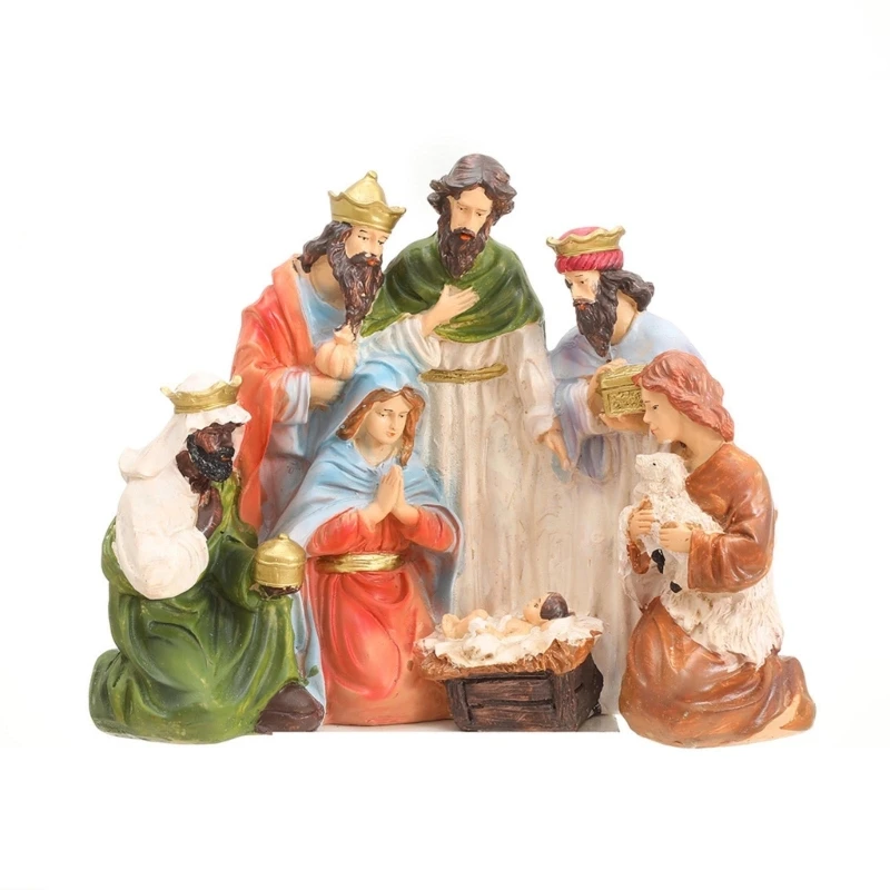 Holiday Nativity Display Christmas Centerpieces Display Table Centerpieces