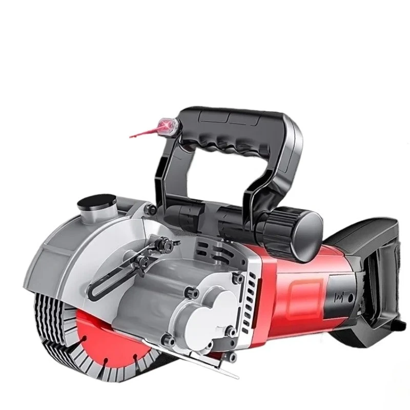 Electric Grooving  Automatic Wall Concealed Wire Groove Cutting Slotting Machine Dustless Trenching Machine