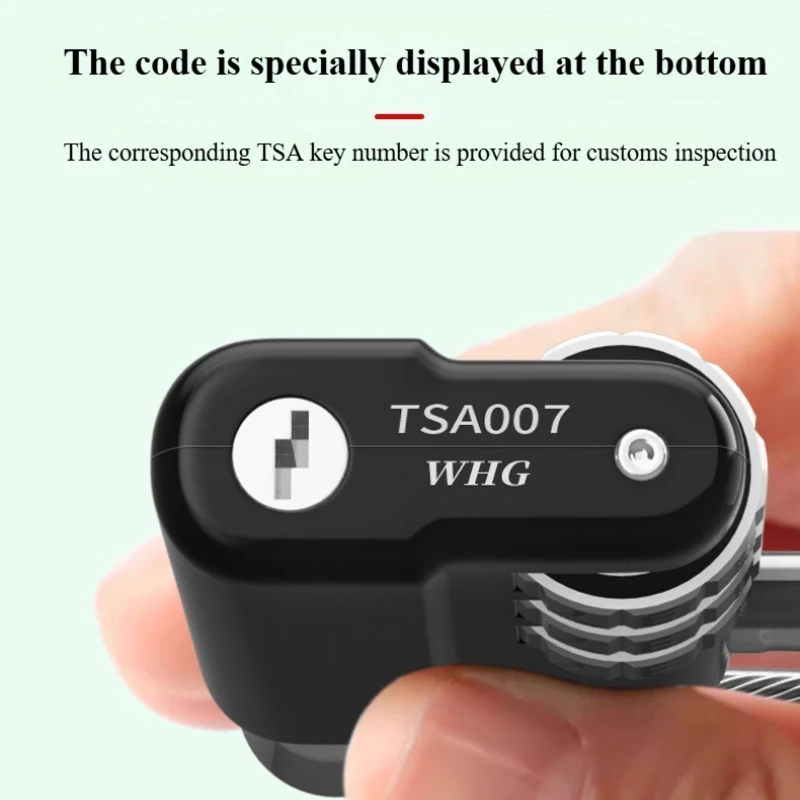 الجمارك ، قفل صندوق البندقية TSA ، قفل السلك ، قفل صندوق البندقية المضاد للسرقة ، مجموعة سبائك مكونة من 3 أرقام ، دبوس 6 سنتيمتر #5
