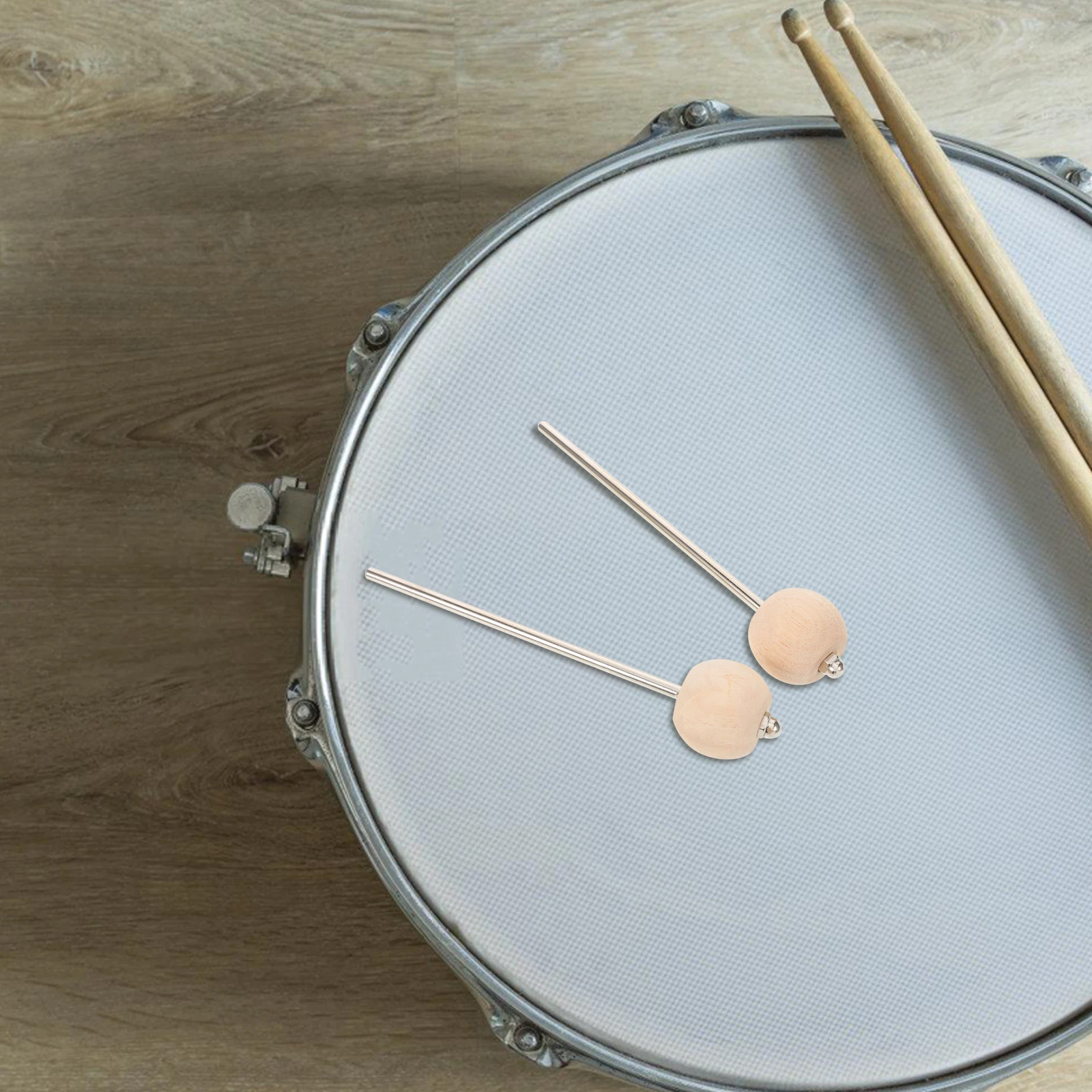 

1Pair Wood Pedal Beater Vintage Bass Hammer Head For Percussion Instruments Replaceable Kick Drum Foot Pedal Hammer Part -