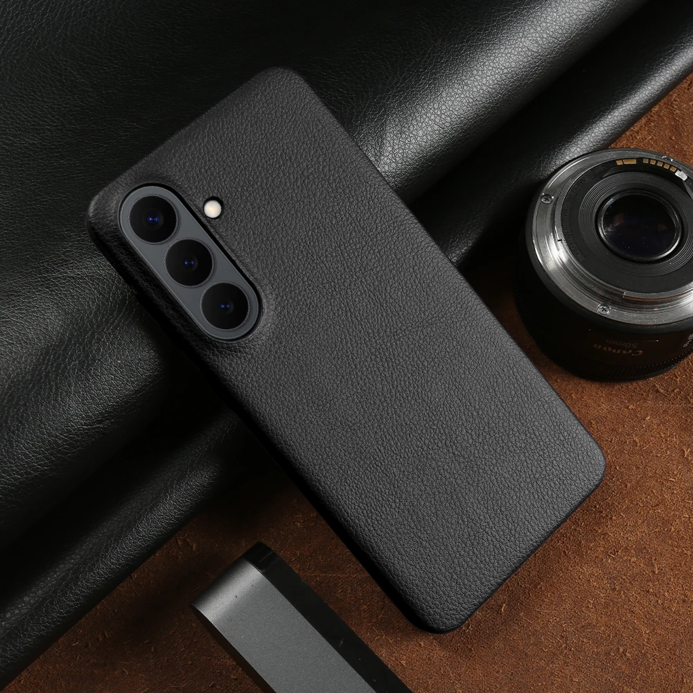 For Magsafe Leather Case For Samsung Galaxy S26 Plus S25 Edge S24 FE S23 S21 S20 S22 Note20 Ultra Phone Case Magnetic Back Cover
