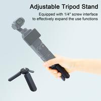 Mini Tripod Retractable Support With 1/4 Screw Interface Camera Bracket Remote Shutter Light Extendable for Osmo Pocket3