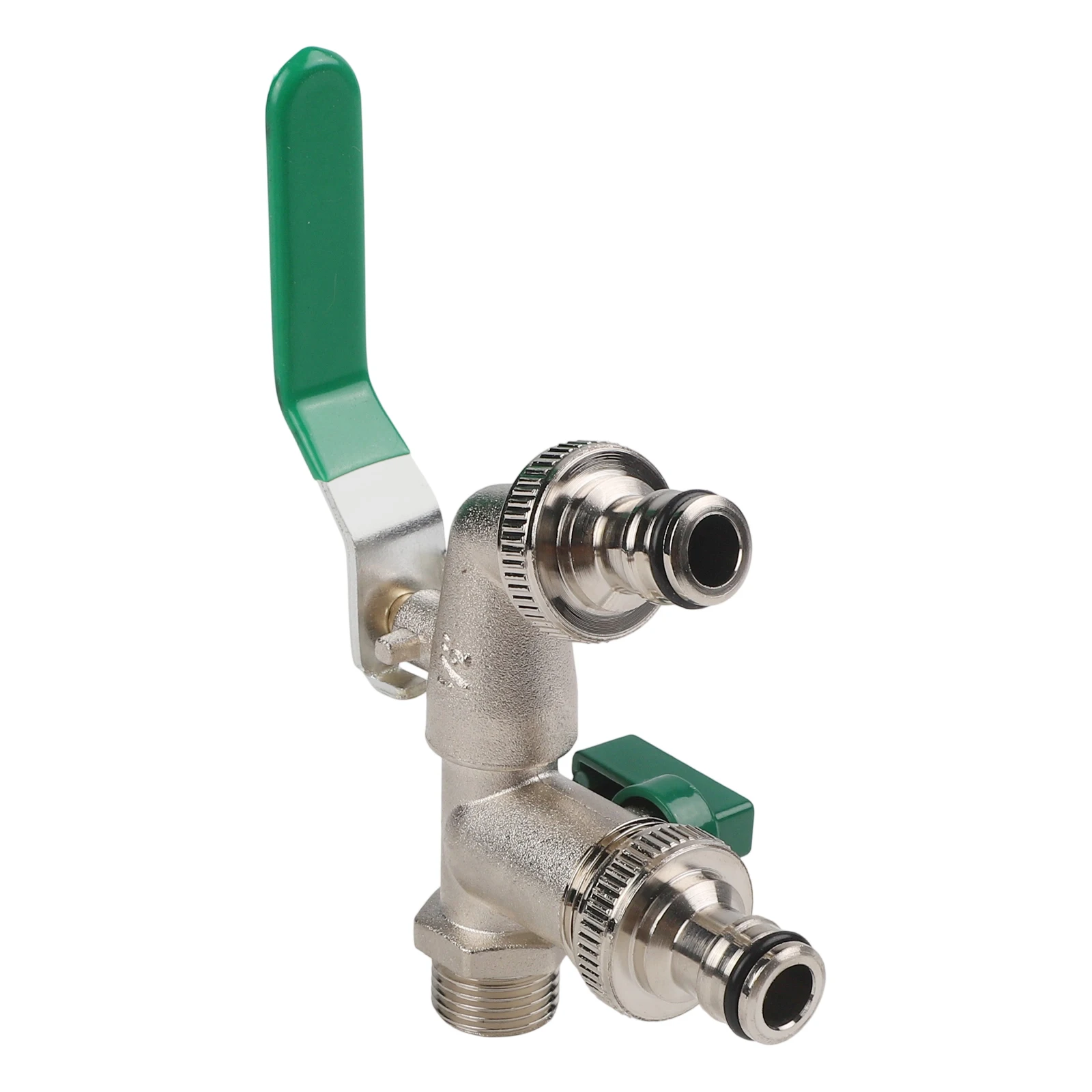 Dual Outlet Faucet Spout Faucet Garden Irrigation Premium Brass for Tap For Garden High Efficiency Garden Tap Dual