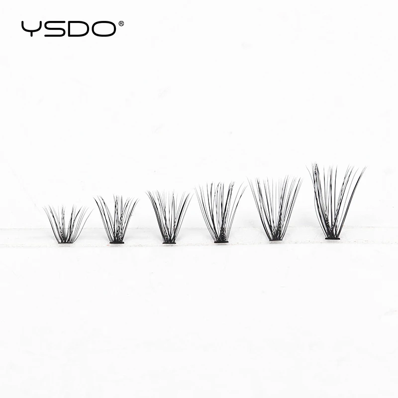 YSDO 10/14 Reihen natürliche Wimpernverlängerung vorgefertigte Volumenfächer einzelne Wimpern Nerz falsche Wimpern Cluster Wimpern Make-up Zilien – Detail 18