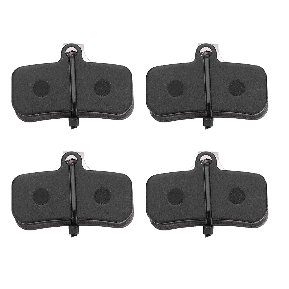 4 Pairs Bicycle Disc Brake Pads, Resin and Semi Metal, Durable, Lightweight, High Heat Dissipation, for Bike Enthusiasts