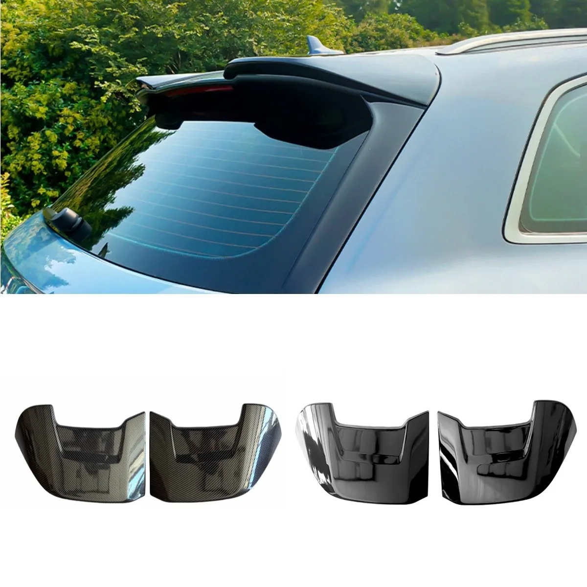 

For Audi Q5 2020-2024 Rear Trunk Spoiler Wing Spoiler Car Rear Spoiler Rear Wing Body Kit Glossy Black Car Accessories