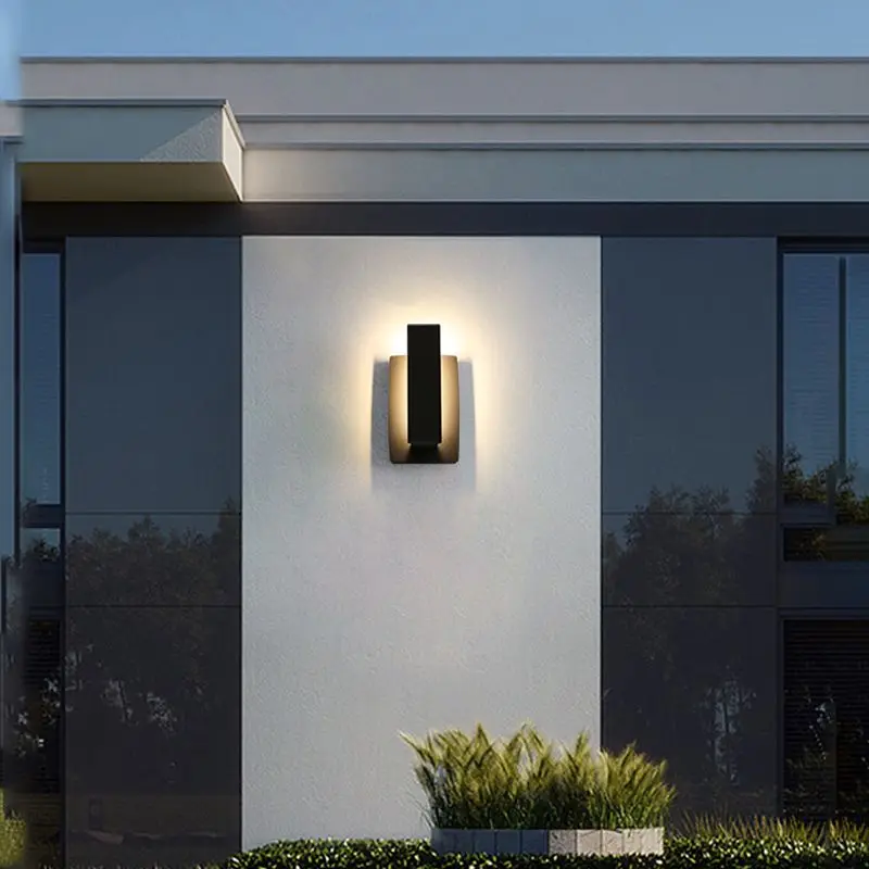 Modern Minimalist Aluminum Waterproof LED Wall Light Outdoor Villa Balcony Gate Corridor Terrace Courtyard Decor Novelty New view 5