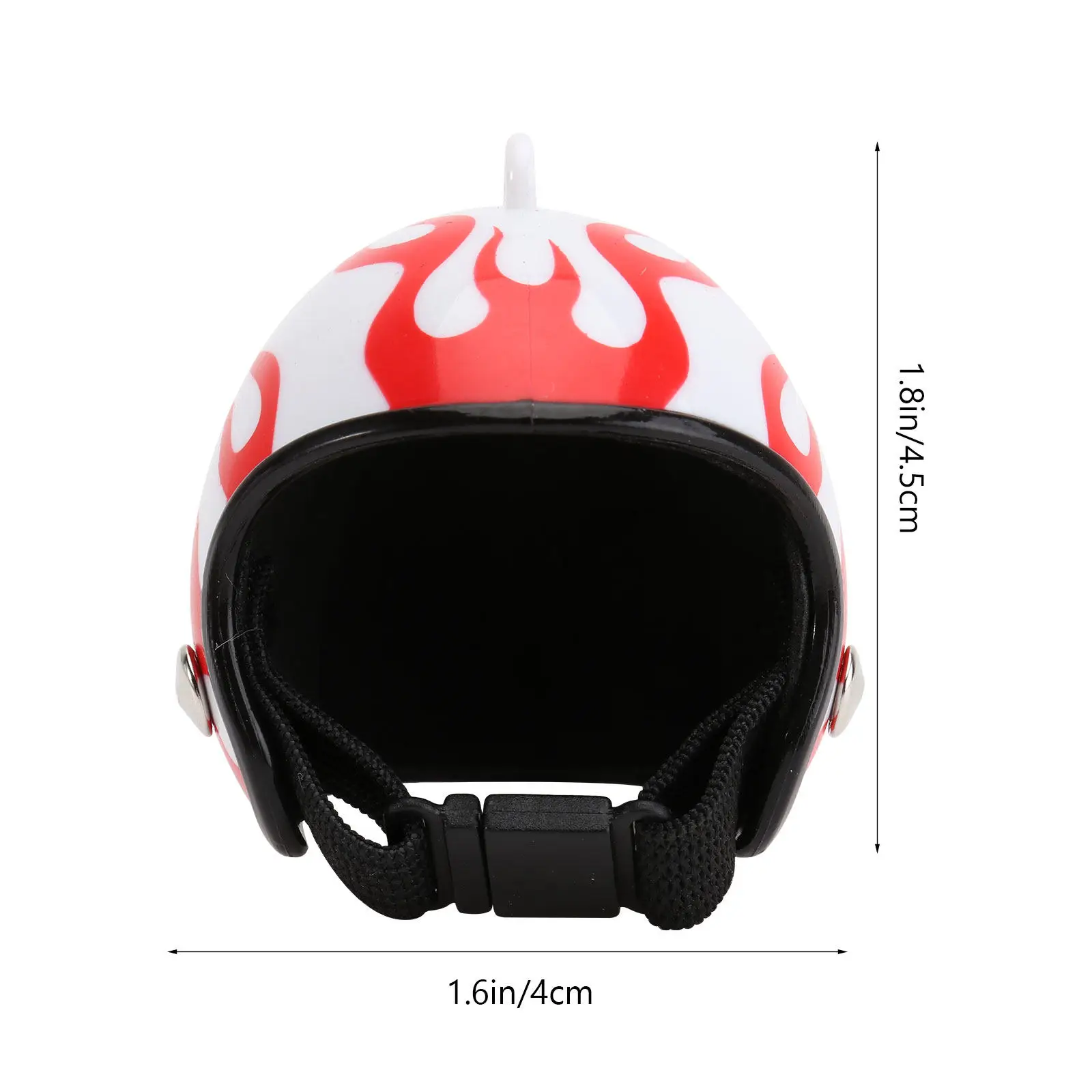 Funny Chicken Pet Safety Gear Flame Design Sun Rain Protection Adjustable Strap Lightweight Buffer Effect Pet Costume